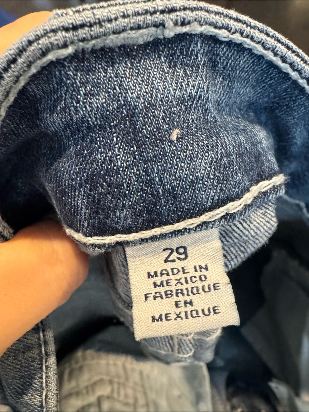 True Religion Distressed Dark Blue Skinny Jeans - Picture 4 of 5